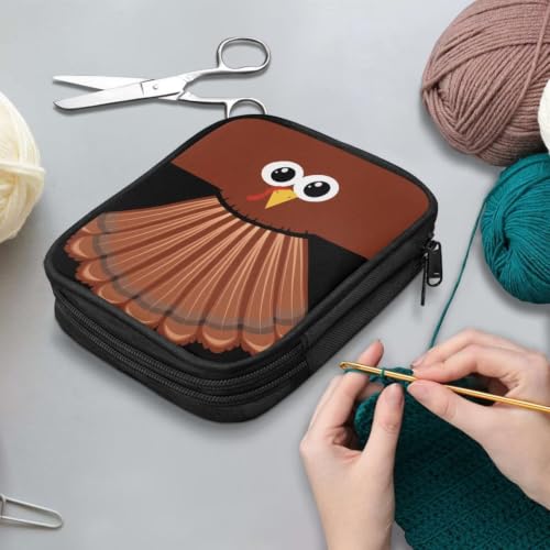 Image of Vanideaoty Turkey Crochet Storage Organizer with Web Pockets Fall