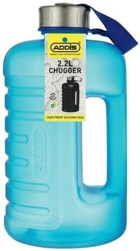 Addis Chugger Sports Water Bottle 2.2L - Black/Blue (Multicolor)