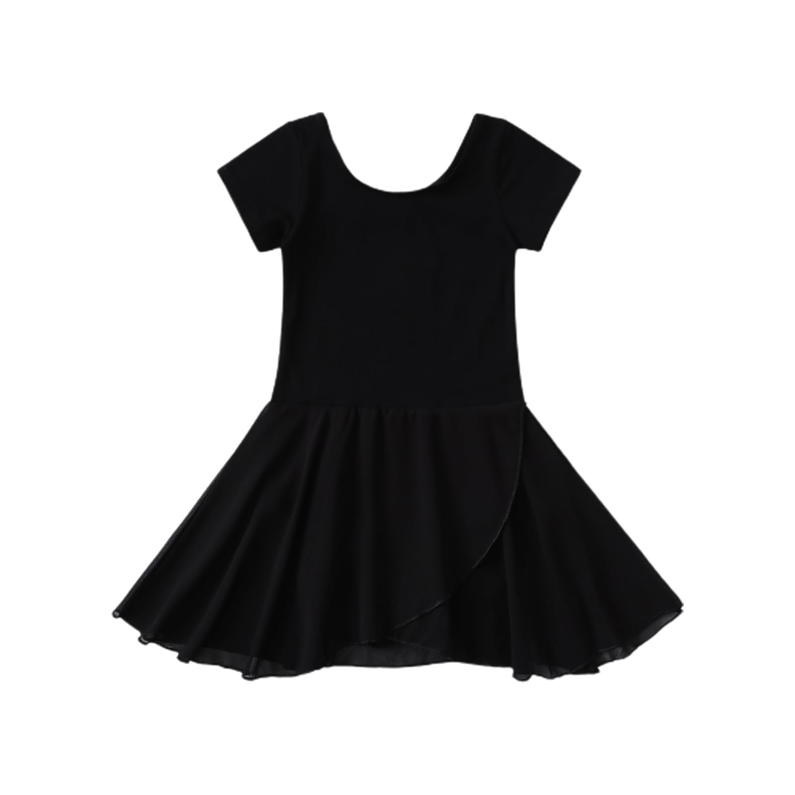 Girls Ballet Dress Leotards Short Sleeve Tutu Skirted Leotard (Toddler/Little/Big Girl)-image-20