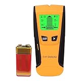 Zwbfu 5 in1 Stud Finder Detector de parede - Sensor eletrônico de Stud Sensor de centro do scanner de parede - com bateria Display LCD para madeira Metal Studs Detecção de fio CA