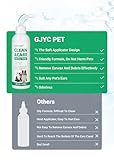 Ohrenreiniger Hund, Hund Ohrentropfen stoppen Ohren Entzündungen und Juckreiz, Haustier Ohrreiniger für Hunde und Katzen, Hundeohrreinigungslösung, Hundeohrschmalz, Schmutz, Geruchsentferner, 4 OZ