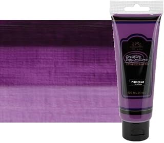 Creative Inspirations Acrylic Paint - Purple Lake - 120 mL Tube - Smooth & Creamy Consistency, Vibrant Pigmentation, Great Coverage for Artists - Clean Up with Soap & Water