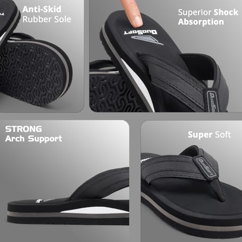 Image of Duosoft Comfort Slippers for Women's Arch Support, Orthopedic Soft Home Chappal Women's Slipper, House Slipper with Anti-Skid Sole for Home Use & Casual