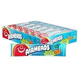 Airheads SOUR Candy Bars, Sour Blue Blast Flavored, Bulk, Concessions, Parties, Pack of 36 Bars
