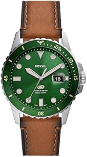 Fossil Herren Quarz 3 Zeiger Uhr mit Armband FOSSIL BLUE FS5946