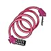 Ldbuejiaja Bike Cable Lock 5Digit Combination Coiling Cable Lock Bike Password Lock Resettable Combination Bicycles Lock