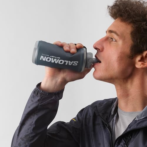 Salomon Active Handtheld, matraz Running Minimalista, Correa Suave, fácil sujeción, Tapa Ancha 42mm Recarga rápida, Ajuste cómodo - imagen 5