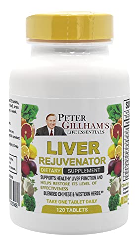 Peter Gillham’s Life Essentials, Liver Rejuvenator 120 Tablets, 40 Servings All Natural Non-Gmo Herbal Blend 780 Mg Liver Cleanse , Liver Support Made In The Usa #TOP13