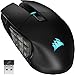 Produktbild Corsair Scimitar Elite RGB Wireless MMO Gaming Mouse - 26.000 DPI - 16 Programmierbare Tasten - Bis zu 150 Stunden Akkulaufzeit - iCUE-Kompatibel - PC, PS5, PS4, Xbox - Schwarz