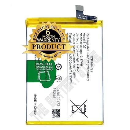 Image of Original B-Q7 Battery for Vivo Y53S Battery with 6 Month warrenty** (Y000002852)