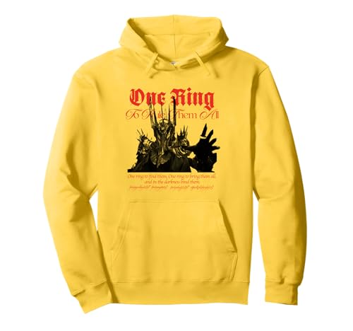 Lord of The Rings One King To Rule Them All Sudadera con Capucha