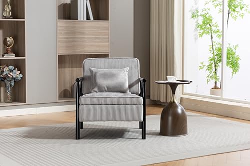 Sillón Plegable Pana Gris miniatura 2