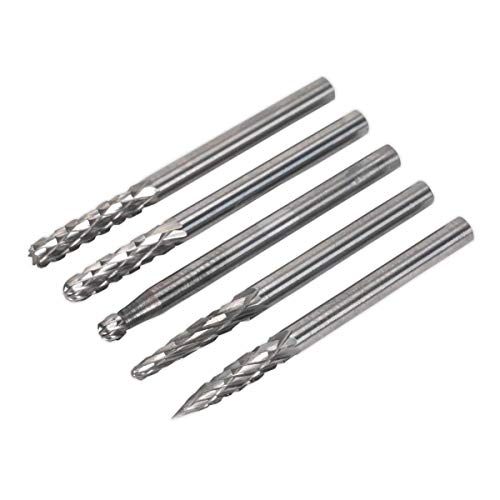Sealey MCBSET01 Micro Carbide Burr Set 5pc, Silver