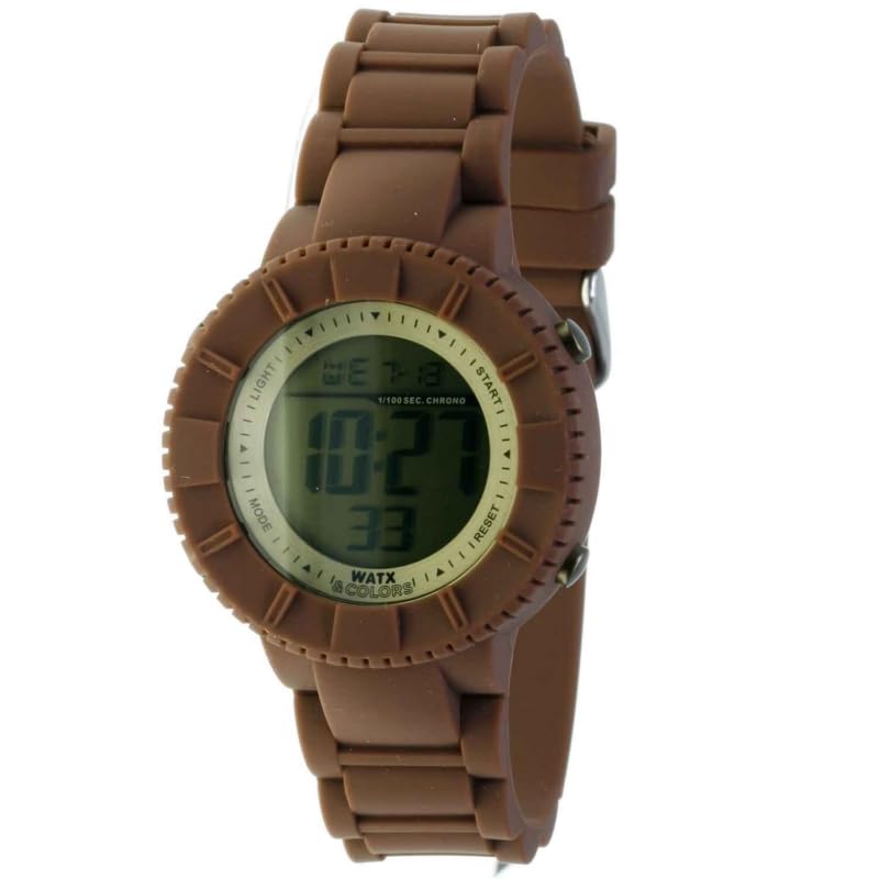 SMIORAS Reloj de Pulsera Watx and Co Watx and Colors RWA1010+COWA1066 Digital para Unisex Color Marron