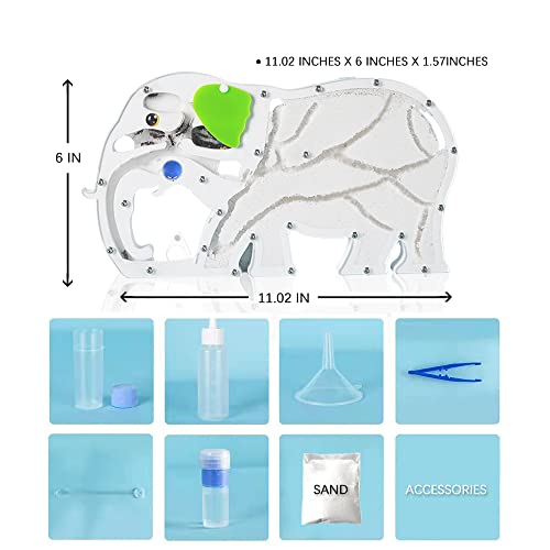 ELNMLHT Ant Farm Castle, Ant Nest Farm for Live Ants, Ant Colony Observation Kit, Ant Habitat Science Learning Kit for Students Kids Children