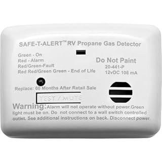 Safe T Alert 20 Series Mini LP Gas Alarm - Propane Alarm - Surface Mount, White - 20-441-P-WT