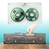 Dualoai Double Sided Blank Cassette Tape,Audio Recording Empty Cassette Record 50 Mins for Conferences, Green #4