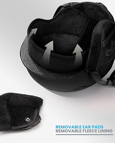 OutdoorMaster Ski Helmet Set,Snowboard Helmet with Goggles for Adults - Durable PC Shell, Protective EPS Foam & 10 Cooling Vents -Snow Helmets for Men, Women & Youth - Thumbnail 5
