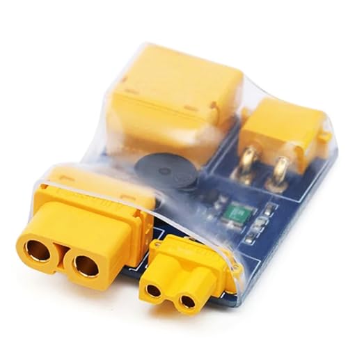 HTLNUZD XT30 XT60 Male Female LED Buzzer Smart Smoke Stopper for RC FPV Freestyle Drone Assembly Fly...