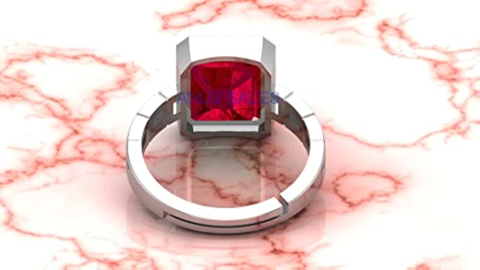 14.00 Ratti Natural Burma Ruby Gold Ring