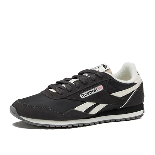 Reebok Women's Classic AZ Legacy Sneakers for Women, Casual Athletic Womens Shoes, Washed Black/Washed Black/Chalk, 9
