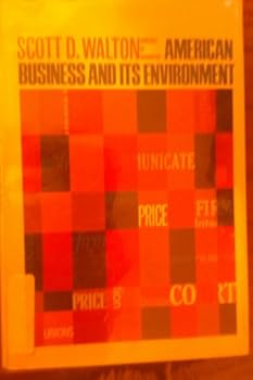 Hardcover American business and its environment Book