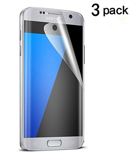 TANTEK [3-Pack] Screen Protector for Samsung Galaxy S7,[Not Glass][Full 3D Coverage] TPU Film Curved Edge to Edge,Ultra Clear,Anti Scratch,Bubble Free,Case Friendly