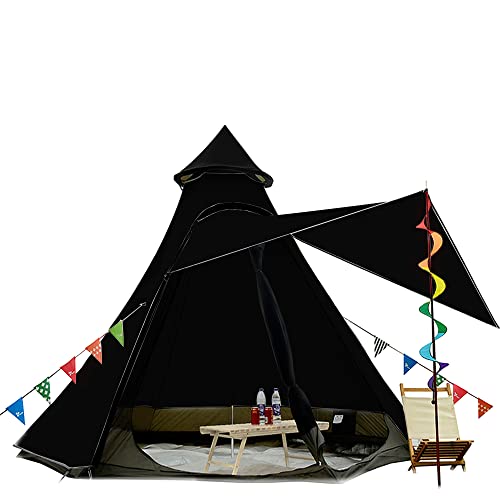Image of 12'x10'x8'Dome Camping Tent 5-6 Person 4 Season Double Layers Waterproof Anti-UV Windproof Tents Family Outdoor Camping Tent
