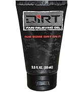 Dirt Pain Relieving Gel - Sore Muscles, Backaches, Strains, Bruising, Sprains &amp; Joint Relief - Pr...