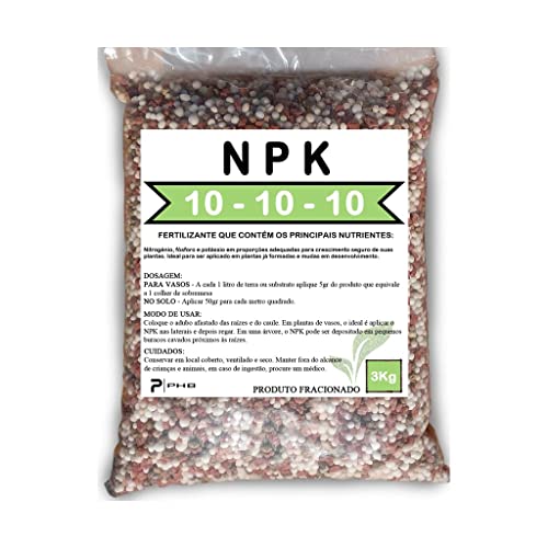 3 Kg - Adubo Fertilizante NPK 10.10.10
