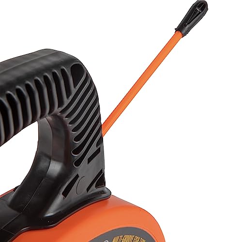 Klein Tools 56382 Non-Conductive Fiberglass Fish Tape, Multi-Groove Wire Puller, Optimized Housing and Handle, 50-Foot x 3/16-Inch by KLEIN TOOLS - Image 9