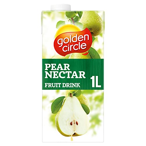Golden Circle Pear Nectar Fruit Drink Flavoured Tetra Drink Carton No Artificial Colours, Flavours or Preservatives 1L
