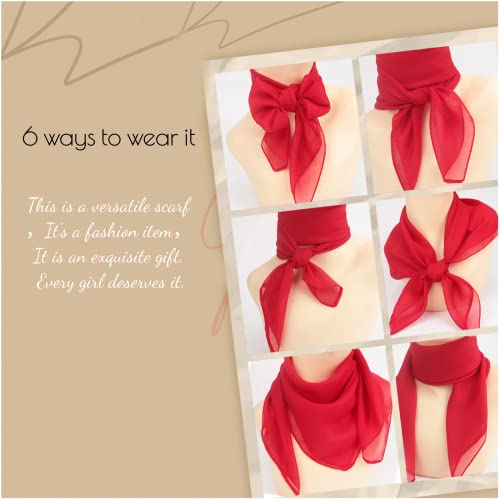 Molanly Fashion Christmas Scarf For Women, Lady Solid Lightweight Sunscreen Scarves For Mum/Girls/Grandma/Bridesmaid Idea Shawl Wraps For Wedding, With Exquisite Box, 2 Packs #TOP3