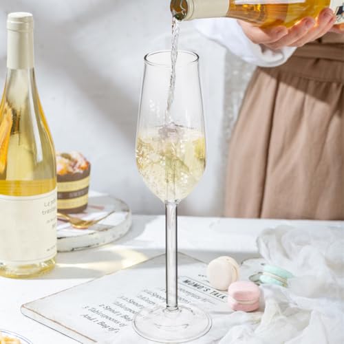 Flûtes à champagne rose Veemoon, le cadeau idéal pour Noël et mariages