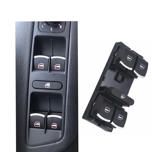 ZEALfix Electric Power Fensterheber Autofenster Schalter 5ND959857 5K4959857 Für Je-tta Golf Polo Passat Caddy Tiguan Touran