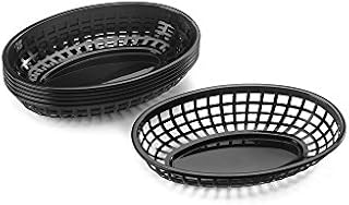 Outset 76196 Pub Food Baskets, Set of 6, Black