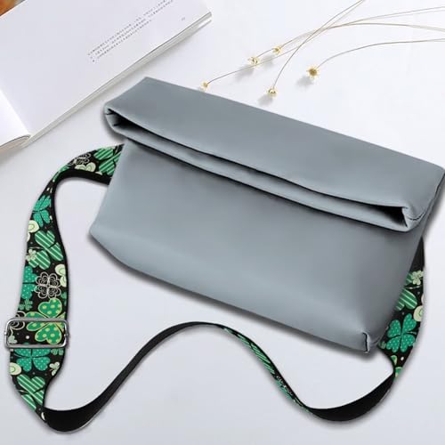 Image of Adjustable Purse Strap Replacement, Wide Shoulder Canvas Bag Strap, Crossbody Handbag Strap