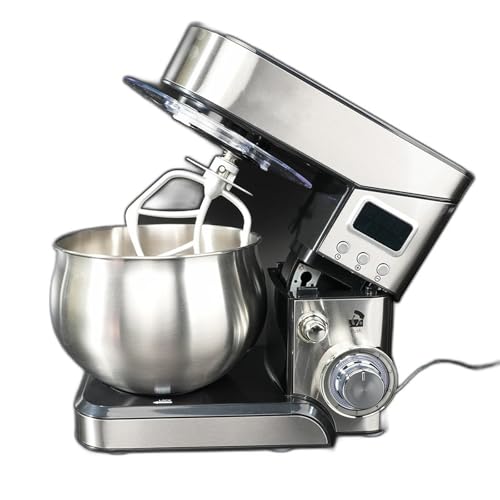Batidora de pie, Máquina De Chef Doméstica 5 Litros | Amasadora Inteligente Mezcladora Masa Con Motor CC Multifuncional Para hornear