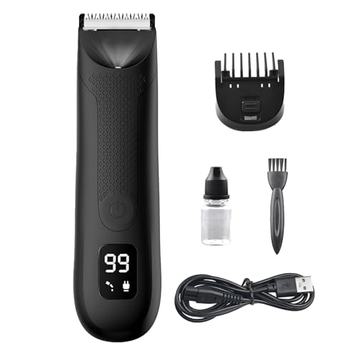 Corte De Pelo Eléctrico Para Hombres: Mini Maquinilla Eléctrica Firme-Cortapelos Corporales,Herramientas De Cuidado De Barba Ligero Para Hombres, Afeitadora De Pelo De Barba Inalámbrica Para Y D