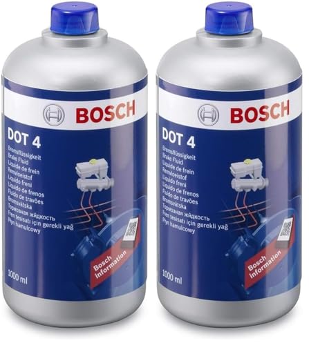 Bosch DOT4 Liquide de Frein - 1L (Lot de 2)