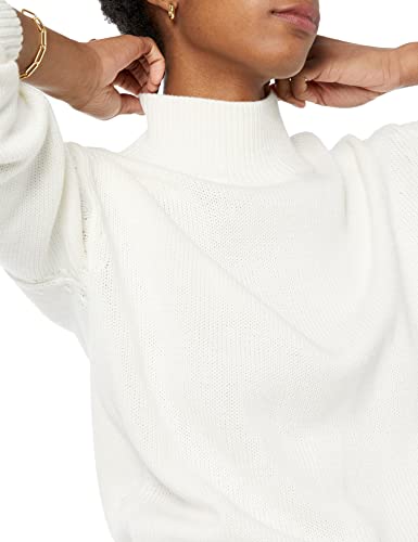 Amazon Aware Women's Relaxed-Fit Cozy Pull Over Sweater (Available In Plus Size), Ivory, Large #TOP2