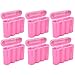Six (6) EBC Battery AA AAA Pink Plastic Battery Storage Case Holder Box USA Ship