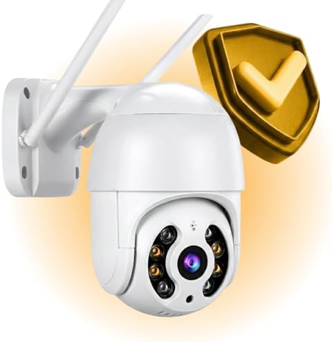 Câmera de Segurança Wi-Fi Externa 360° Full HD com Visão Noturna ...