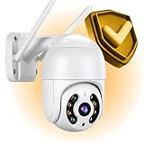Câmera de Segurança Wi-Fi Externa 360° Full HD com Visão Noturna Infravermelha, Detecção de Movimento e Monitoramento pelo Celular em Tempo Real – Premium À Prova d’Água