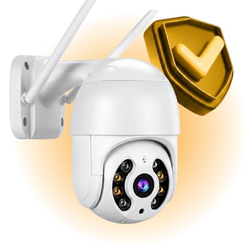 Câmera de Segurança Wi-Fi para Exterior com Visão Noturna