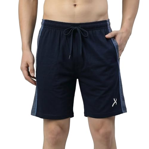 Image of Amul Comfy Men Ultra Soft Cotton-Rich Drawstring Lounge Shorts