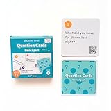【EP-edu】SPEAKING シリーズ、Question Cards basic/pastは、自然な会話を目指し、会話の応用力を伸ばすためのQRコード付きカード教材。Yes/Noでは答えることができない、また、答えがその都度変わる質問を集めました。スマホで簡単に答え方の例が確認。豆知識も載っています。また、音声付きなので、正しい発音・自然なイントネーションも確認できます。 7歳〜大人まで幅広くご利用いただけます。 QRコードをスキャンすると、さまざまなゲーム案を見ることができます。 カードサ...