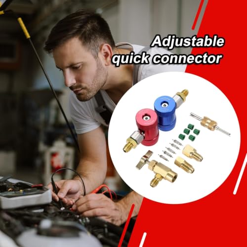 Conector R1234YF con adaptador rápido de baja pérdida para aire acondicionado 2