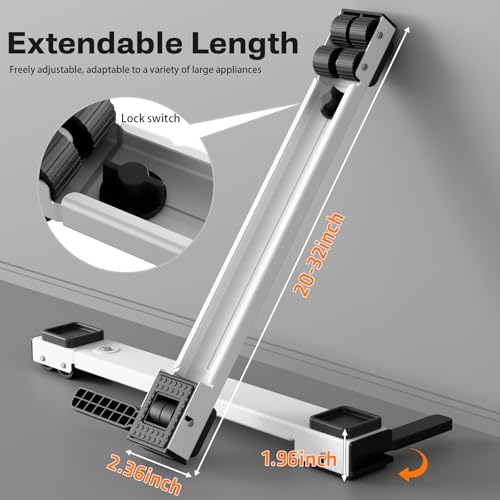 image for KVRG Appliance Rollers Heavy Duty,Newest Extendable Appliance Sliders,