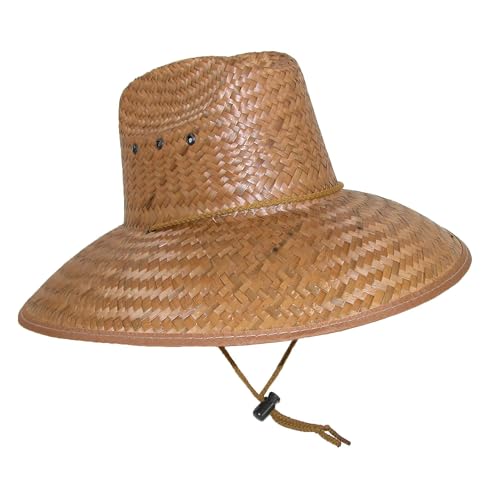 Sombrero CTM Lifeguard de palma con ala ancha miniatura 2